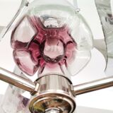 Italian chromed 1960s hanging lamp