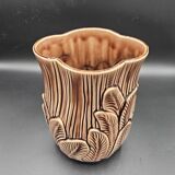 Large Art Deco Earthenware Vase Made in France 1950