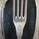 Set of 6 solid silver forks, Hénin goldsmith et cie, Minerve punch
