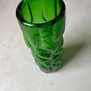 Vintage Murano vase , Emerald Green decorative made in Italy