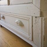 Patinated wardrobe
