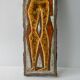 Decorative wall plate in enamelled lava by Jean Jaffeux, 60s