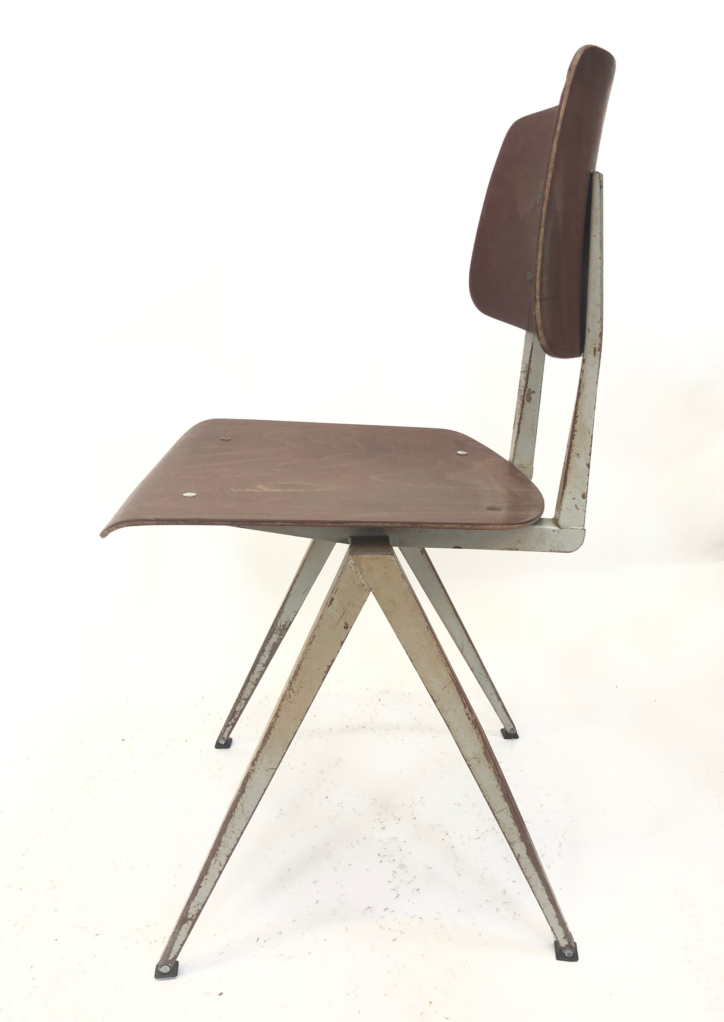 Industrial school chair Galvanitas S16