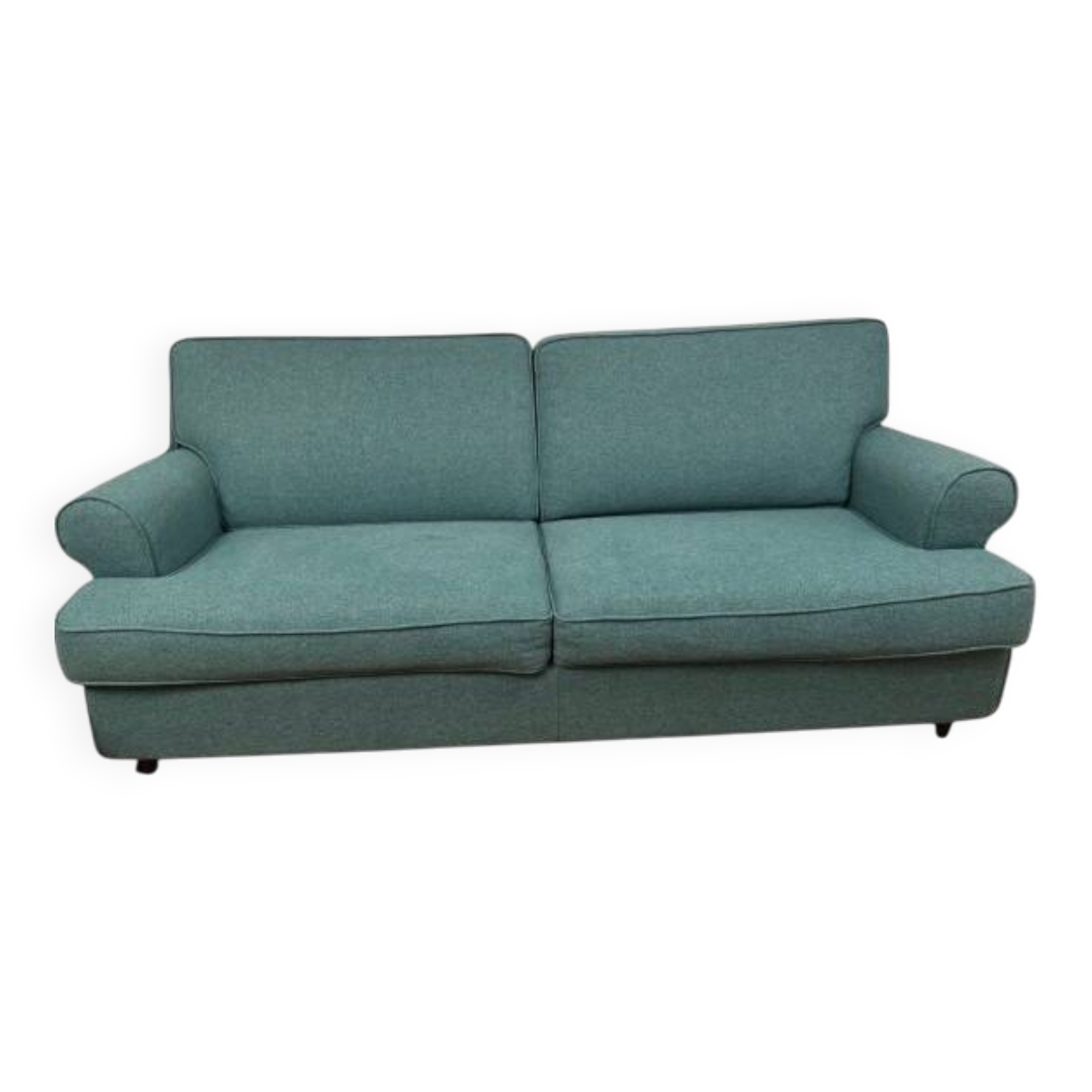 Dark urquoise Italian 4-seater sofa