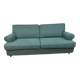 Dark urquoise Italian 4-seater sofa