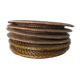 Set of 6 under plates in rattan and canning