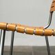 Chaise postmoderne en métal et bois par Ruud Jan Kokke pour Harvink, années 1990