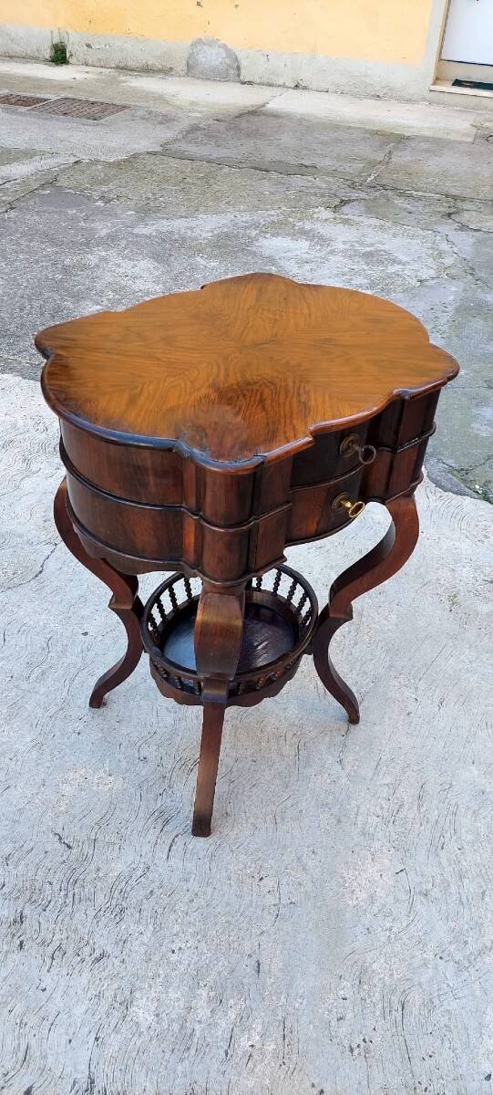 Table De Travail Louis Philippe En Placage De Palissandre