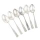 Set of table spoons, silver-plated brass, HEFRA, Poland, 1970s