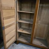 Vintage René Gabriel oak cabinet from the 60s