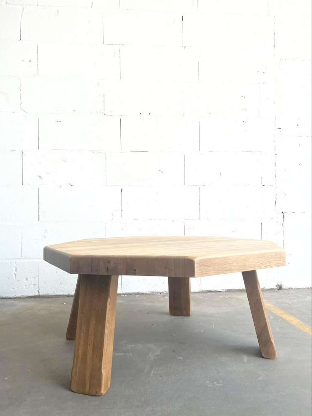 Coffee table in vintage oak