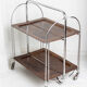 Foldable service on vintage wheels