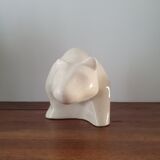 Cracked porcelain polar bear