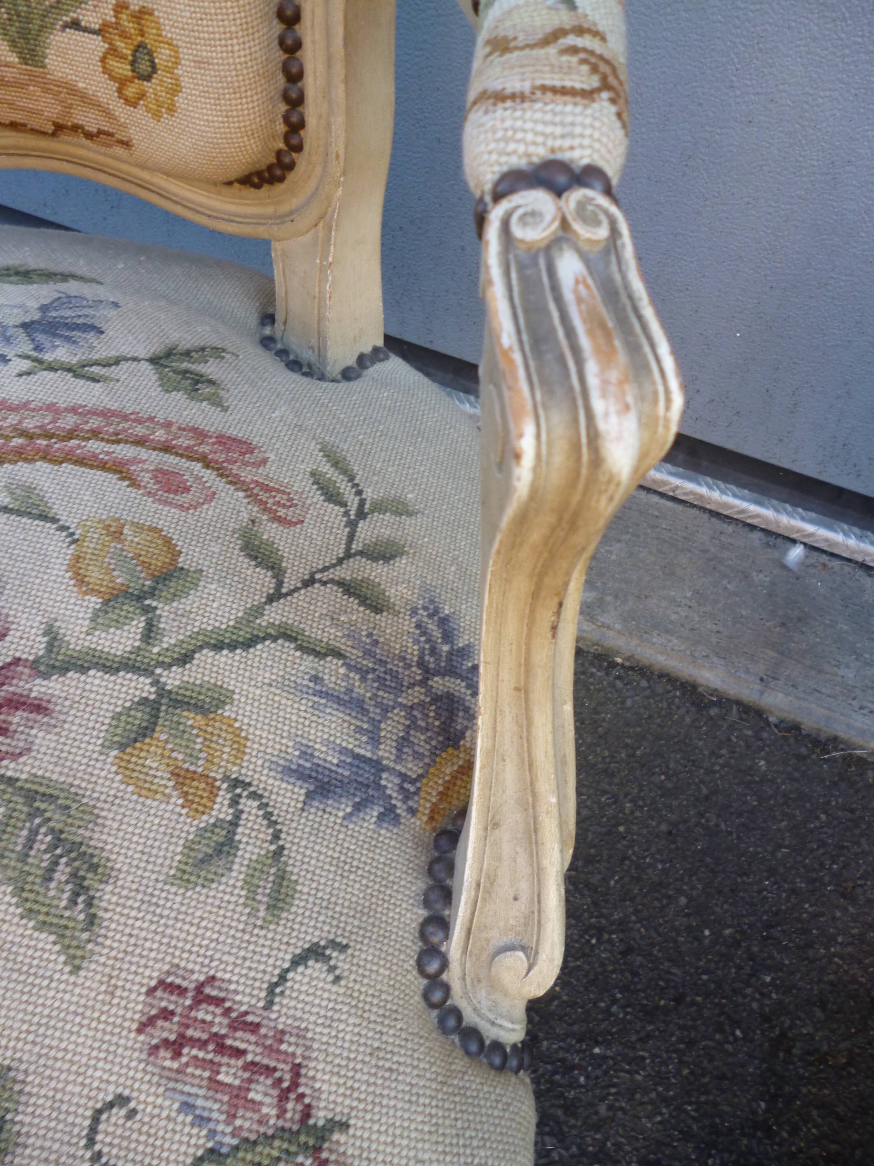 Beautiful pair of Louis xv armchair