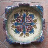 Quimper faience plate, P FOUILLEN