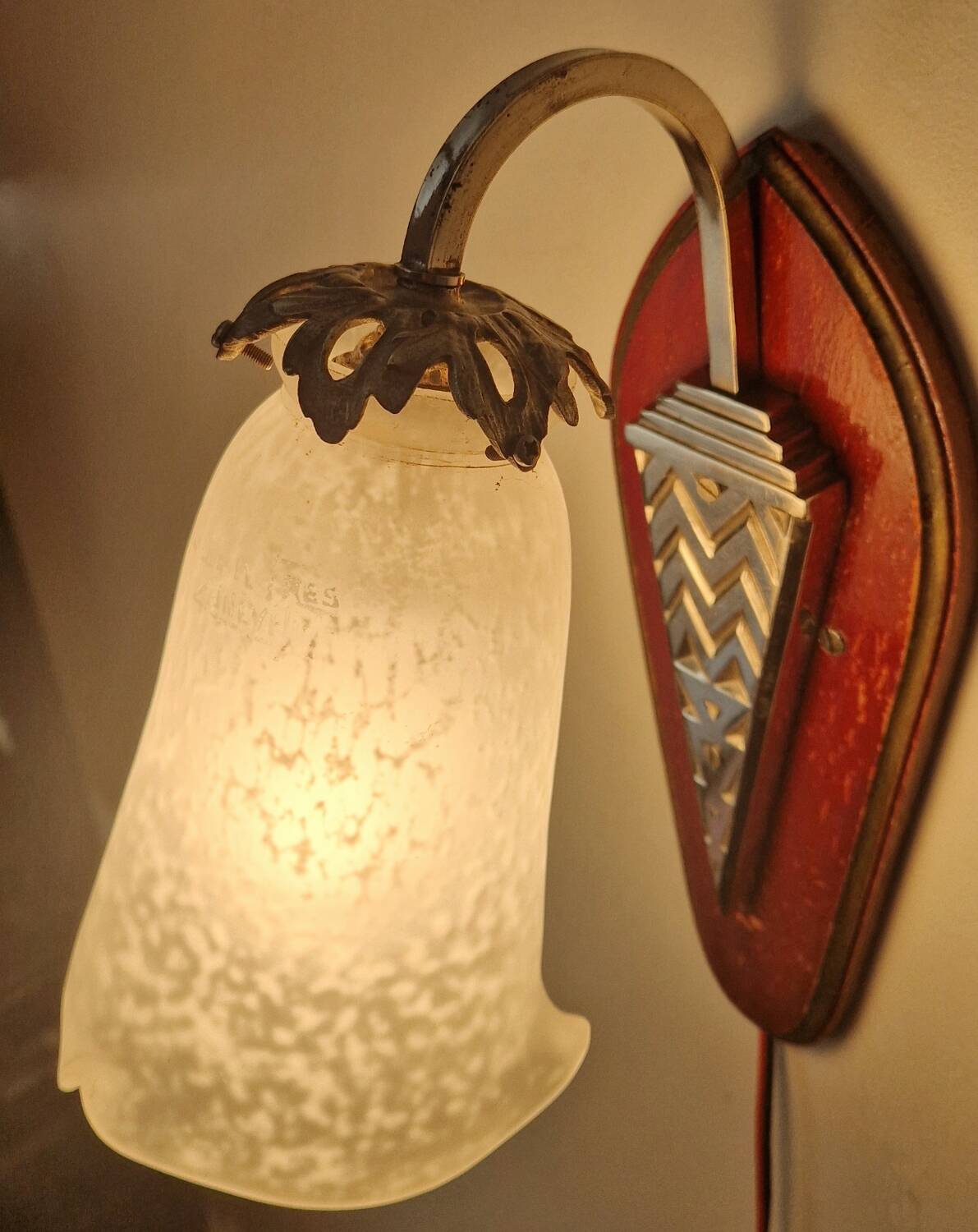 Art Deco wall light by Müller Frères - Circa 1920