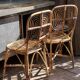 Pair of rattan chairs
