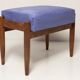 Pair of vintage purple stools from the mid-century, Edmund Homa, 1960s.
