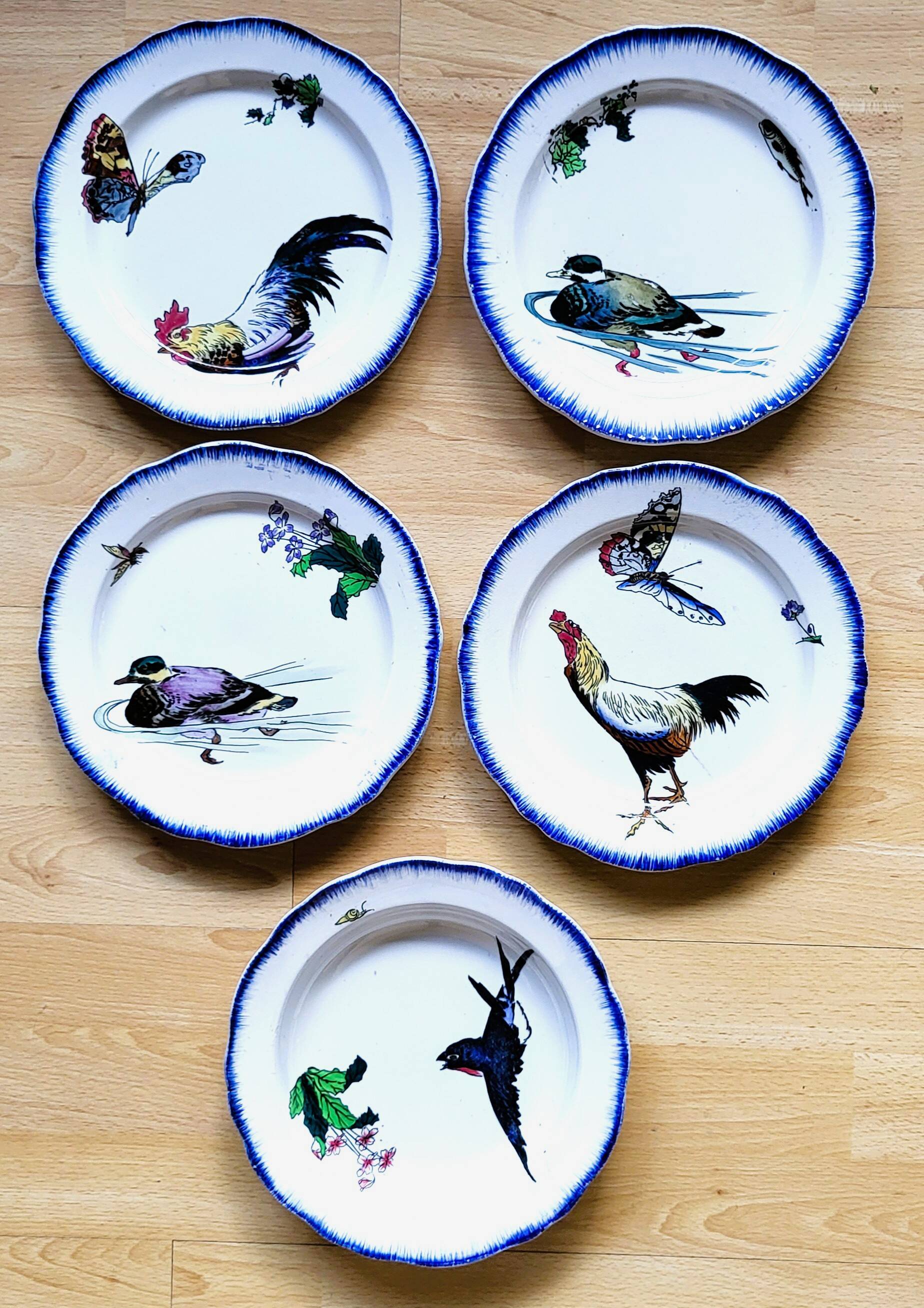 Creil & Montereau Rouseau Service 19th Century (France)
