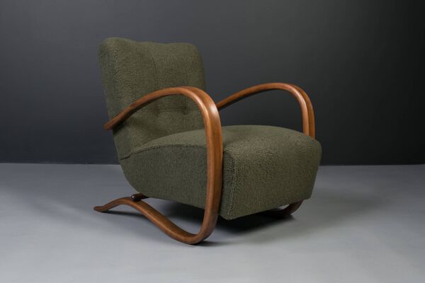 Paire de fauteuils H269 par Jindřich Halabala, Czechoslovakia, 1930