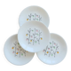 4 vintage flat plates in Gien earthenware, model Marie-Claire.