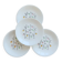 4 vintage flat plates in Gien earthenware, model Marie-Claire.