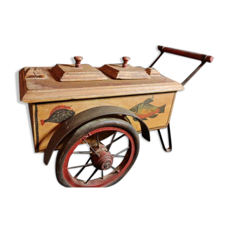 Toy - old painted trolley