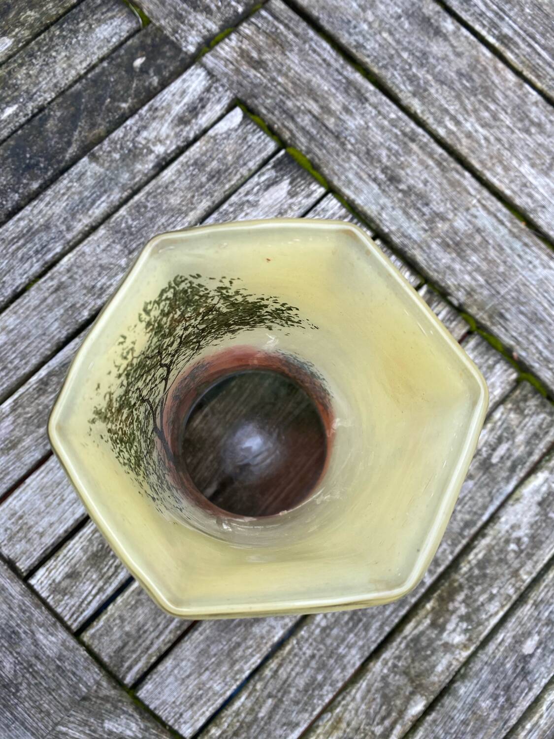 Vase forme diabolo Théodore Legras