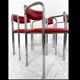 Set 4 mid century dining chairs