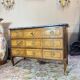 Commode en marqueterie d’époque transition xviii eme siècle