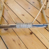 Rocking flesh child rattan