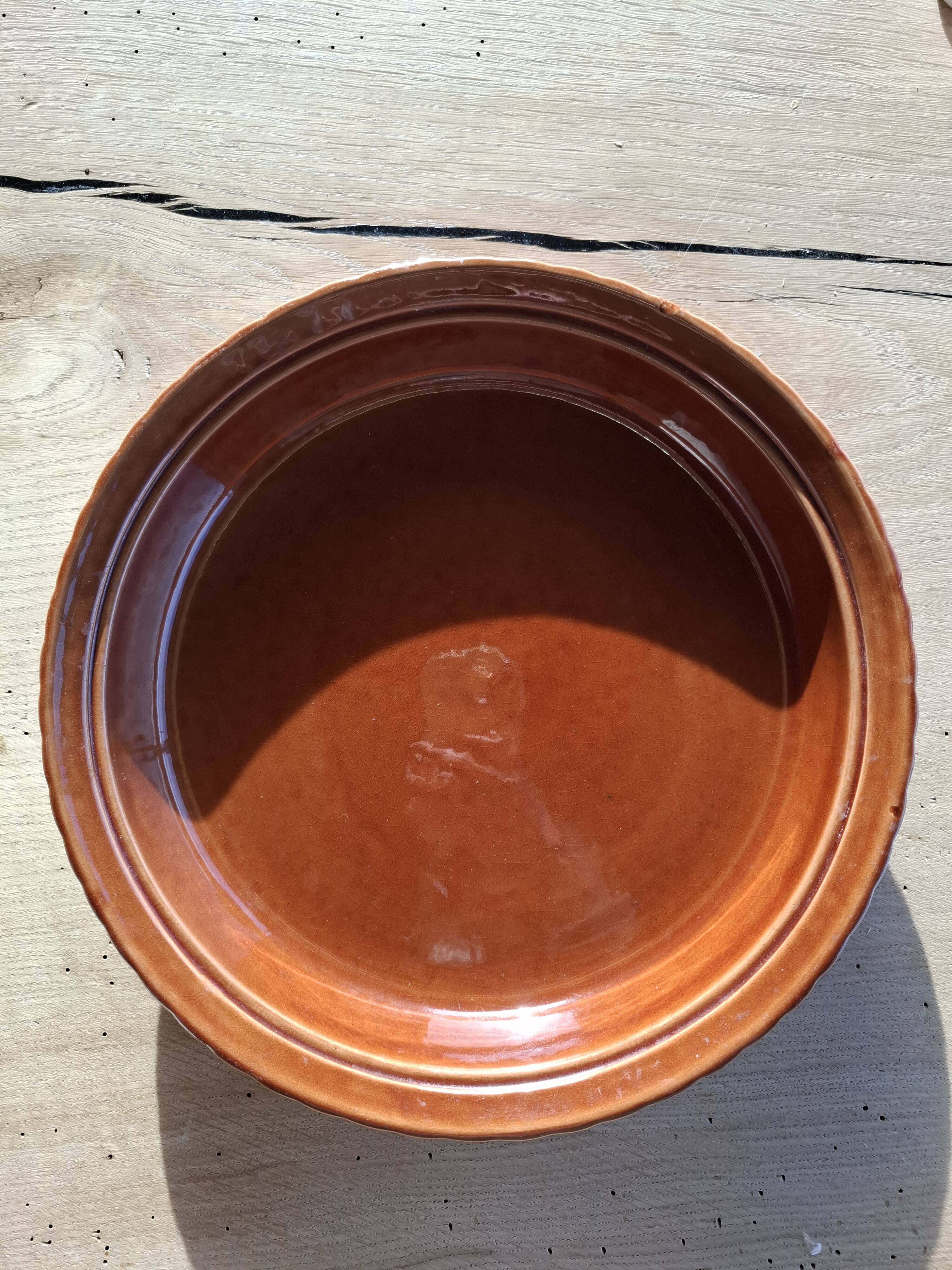 Silea pie dish in earthenware - Multi-fruit patterns