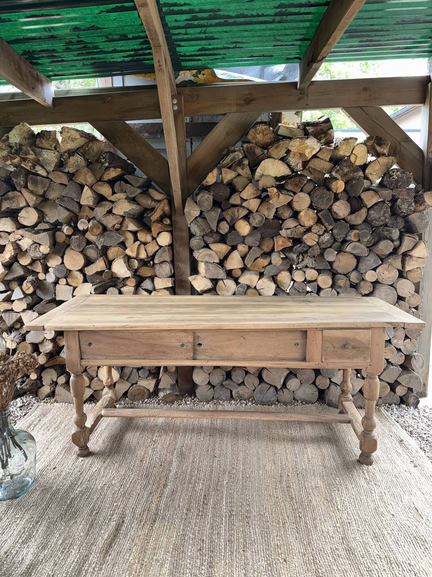 Work table or renovated antique draper's table