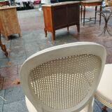 Beautiful set of six antique Louis XVI style chairs