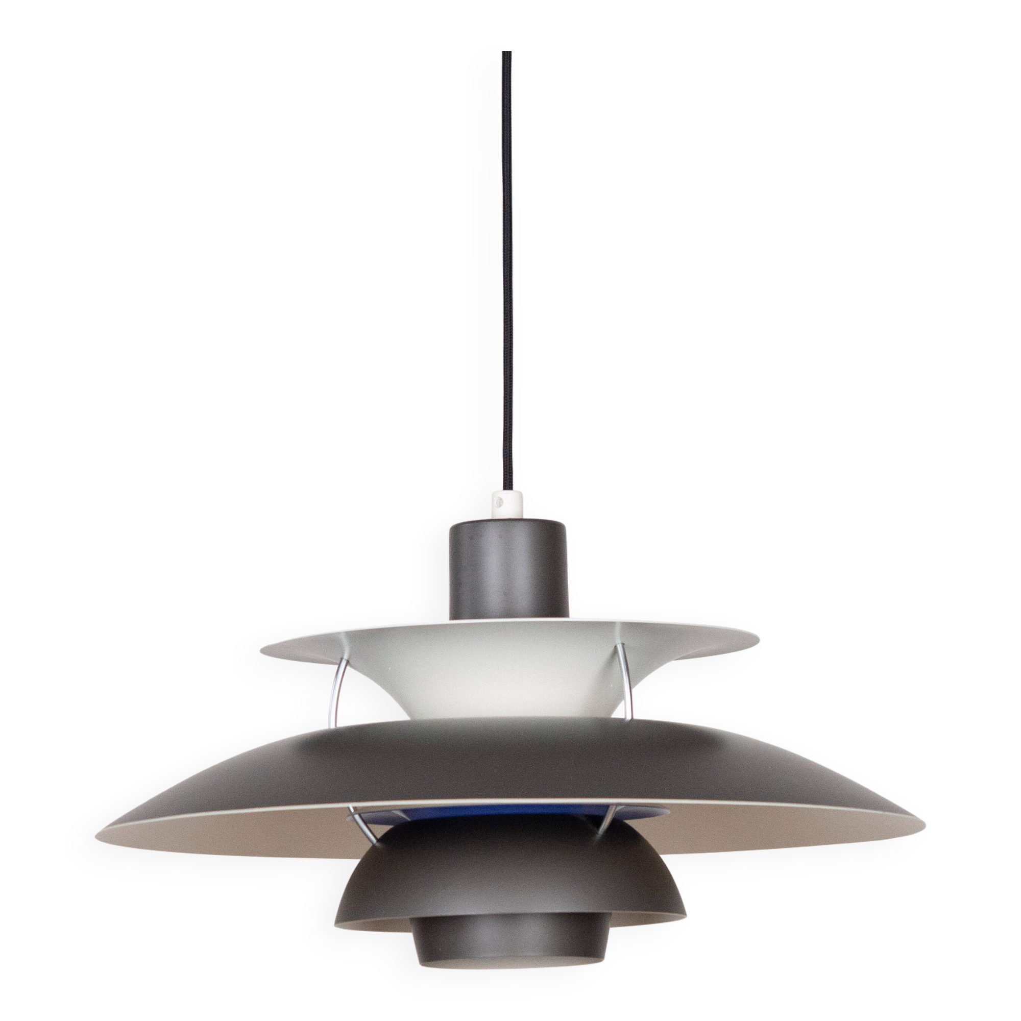 Danish vintage pendant lamp PH 5 by Poul Henningsen, Louis Poulsen, 1958