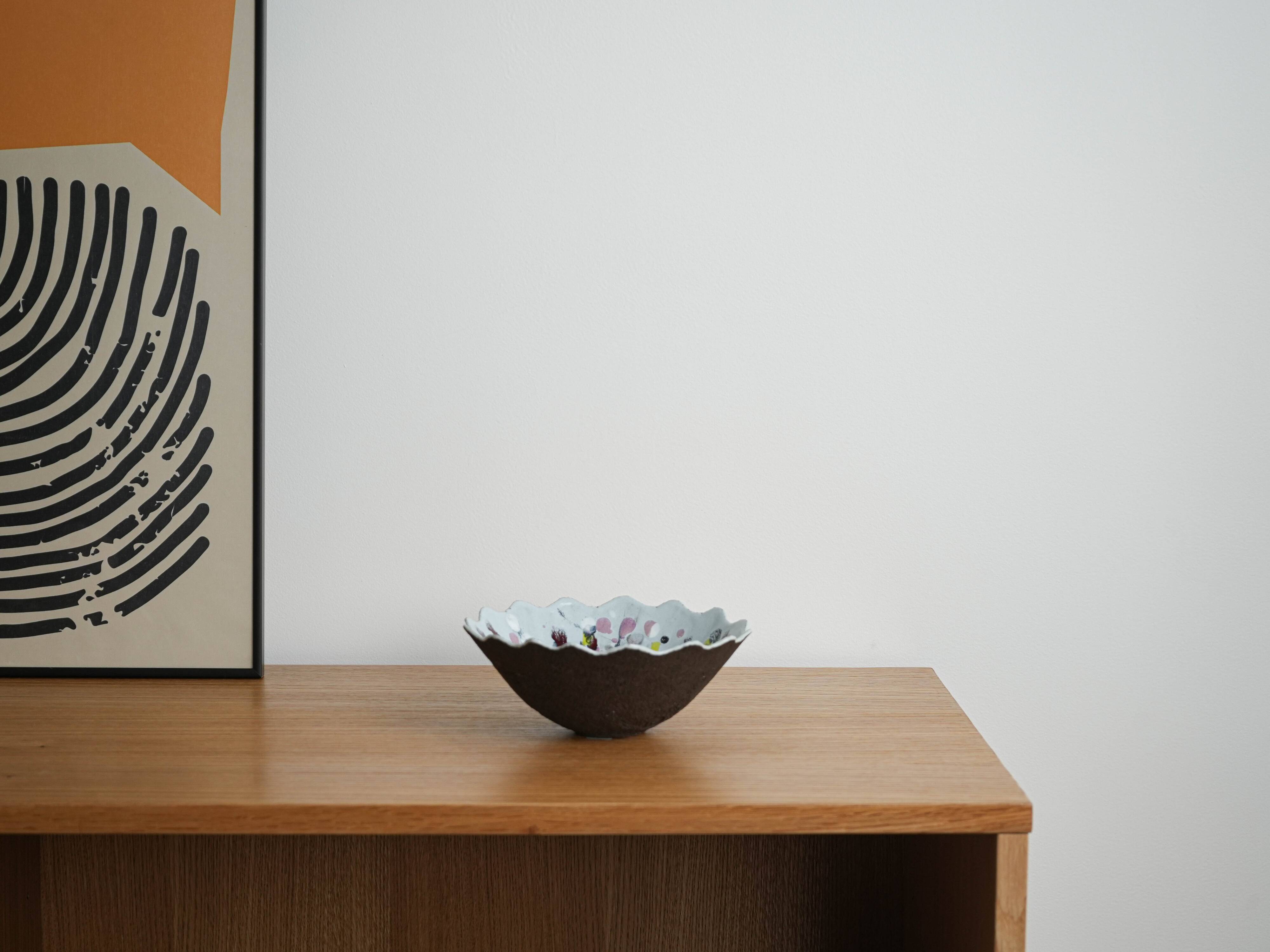 Ceramic bowl, Danish design, 1970s, made in Denmark