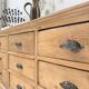 Pine craft cabinet with drawers