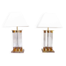 Pair of Regnce Faschian Design lamps 1970