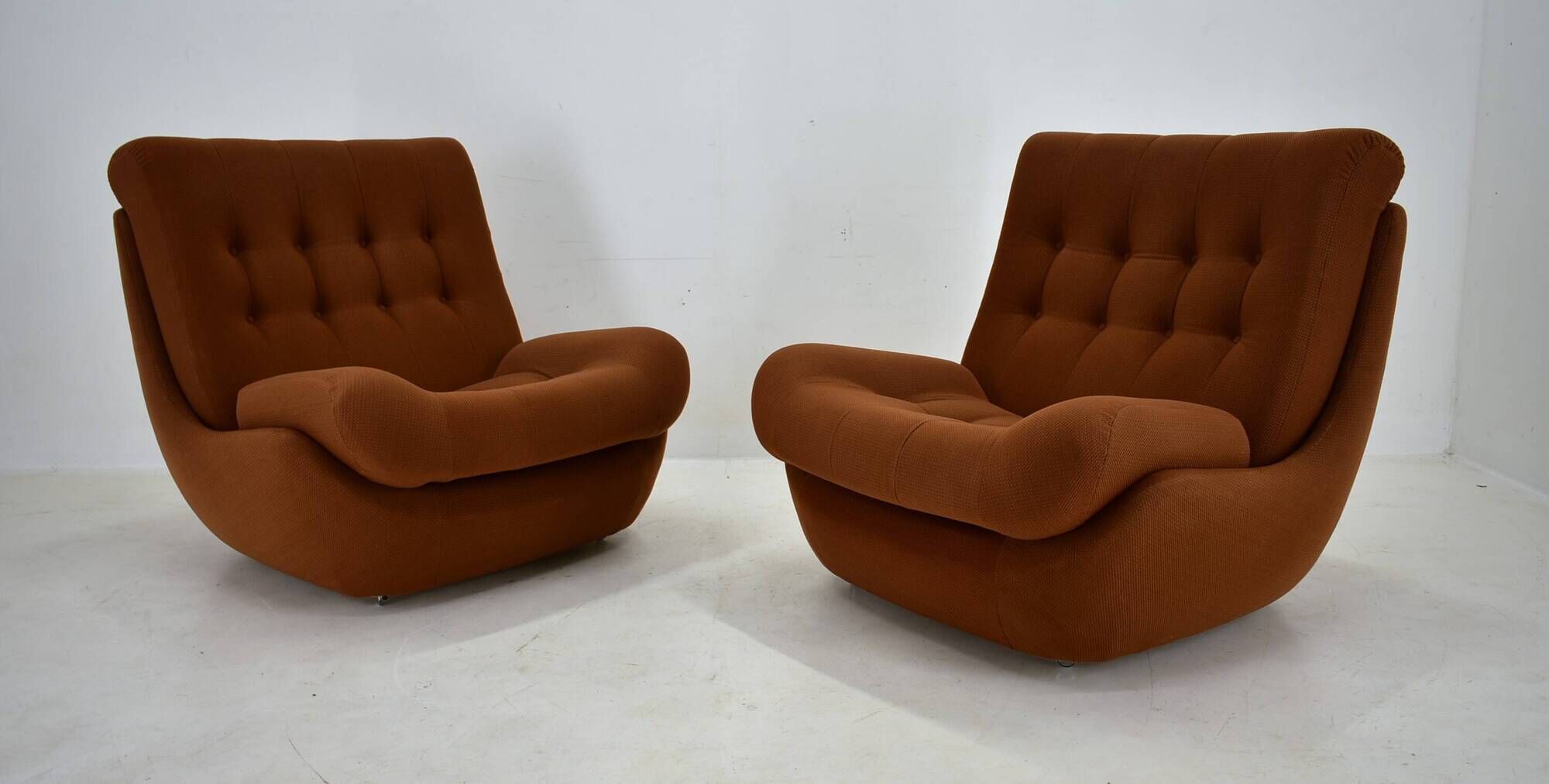 Pair of vintage mid-century Atlantis armchairs, 1960s