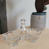 Saleron en verre ciselé