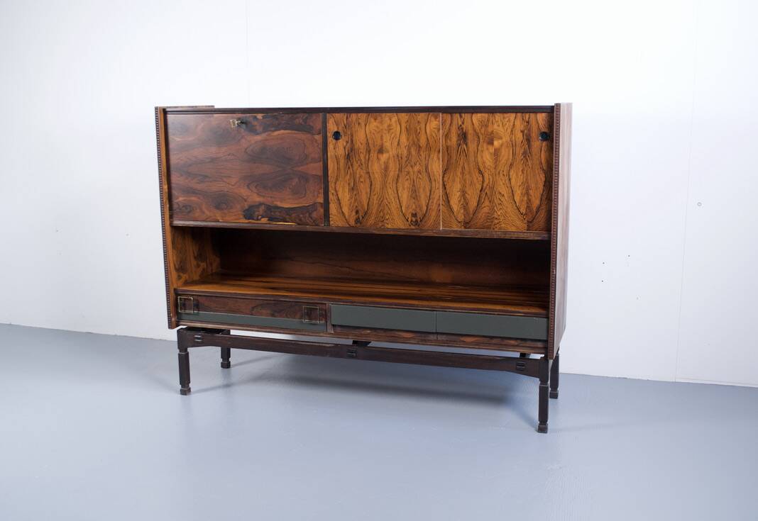 Buffet/enfilade italienne palissandre de rio années 60'