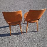 Lot of 2 chairs bistro Baumann series Mondor