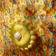 Luna Small Vanilla Yellow Wall Lamp