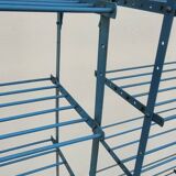 Set of 3 Rigidex iron storage locker shelves 1950s