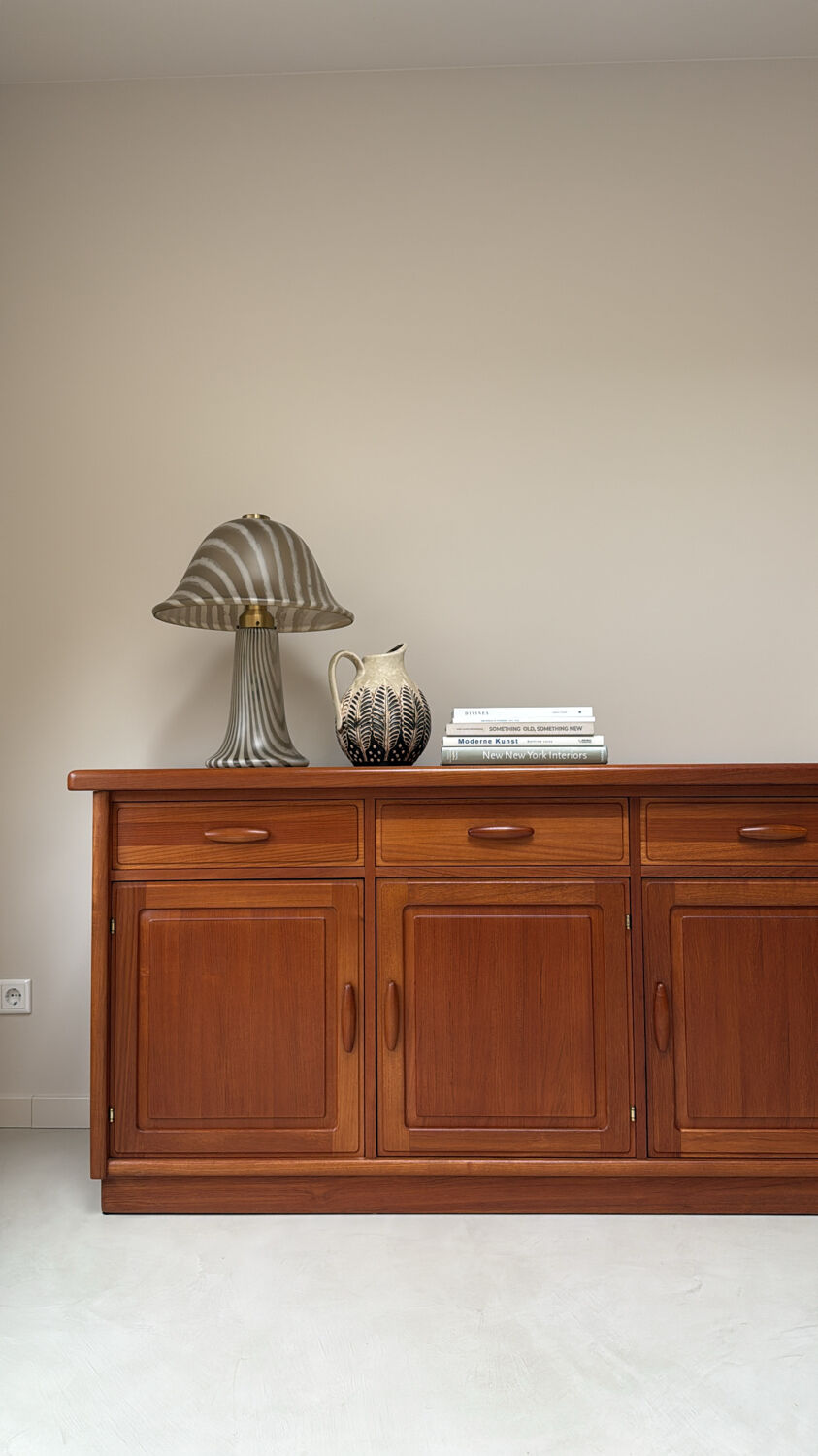 Vintage teak wooden Dyrlund sideboard