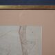 Pencil drawing "Landscape of Ruins" 1918 signed and dated