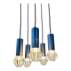 Suspension cascade Space Age Mid-Century / luminaire vintage