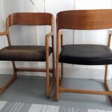 Pair of chairs Baumann sled
