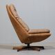 Mid-Century Danish Swivel Easy Chair from Madsen & Schubel, 1960s