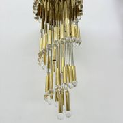 Mid-century design hanging lamp by Ernst Palme , Germany , 1970s